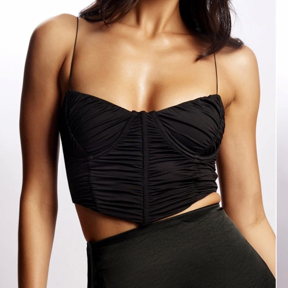 Black corset top XL - Picture 3 of 3